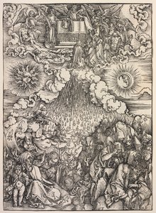 Zjevení sv. Jana: Otevření šesté pečeti od Albrecht Dürer