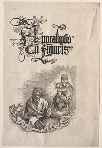 Zjevení sv. Jana: Titulní strana k Apokalypse, 1511. od Albrecht Dürer