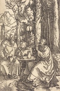 Svatý Antonín a svatý Pavel v divočině, c. 1504. od Albrecht Dürer