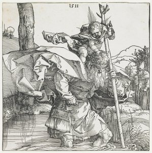 Svatý Kryštof od Albrecht Dürer
