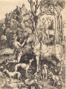 Svatý Eustace od Albrecht Dürer