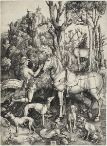 Svatý Eustace od Albrecht Dürer