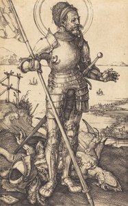 Saint George Standing, c. 15071508. od Albrecht Dürer