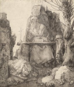 Svatý Jeroným u Pollardovy vrby, 1512. od Albrecht Dürer