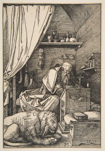 Svatý Jeroným ve své pracovně od Albrecht Dürer