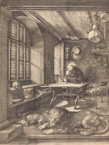 Svatý Jeroným ve své pracovně, 1514. od Albrecht Dürer