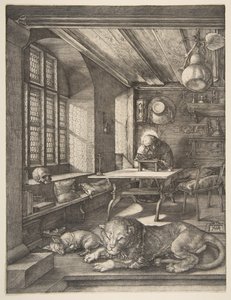 Svatý Jeroným ve své pracovně, 1514. od Albrecht Dürer