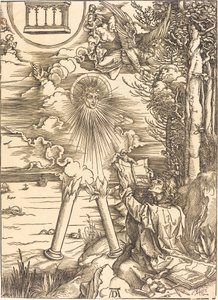 Svatý Jan požírající knihu od Albrecht Dürer
