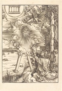 Svatý Jan požírající knihu od Albrecht Dürer