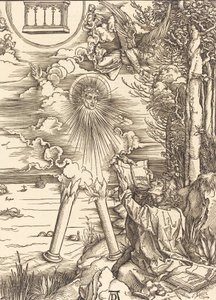 Svatý Jan požírající knihu, 1498. od Albrecht Dürer