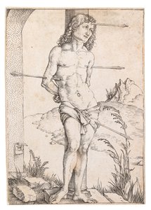Svatý Šebestián u sloupu, c. 1500. od Albrecht Dürer