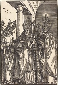 Svatí Mikuláš, Ulrich a Erasmus od Albrecht Dürer
