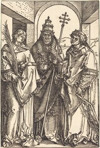 Svatí Štěpán, Sixtus a Vavřinec od Albrecht Dürer