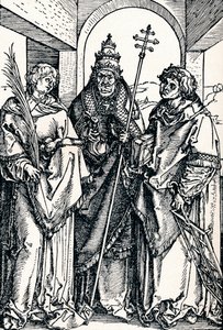 Svatí Štěpán, Sixtus a Vavřinec, 1508 1906 od Albrecht Dürer