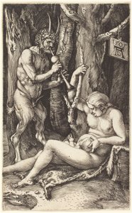Rodina satyrů od Albrecht Dürer