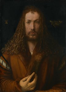 Autoportrét v kožešinové sukni, 1500. od Albrecht Dürer