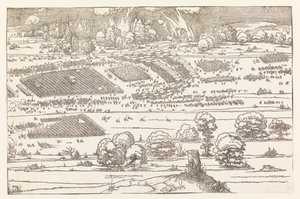 Obležení města (část 2) od Albrecht Dürer