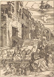 Pobyt Svaté rodiny v Egyptě od Albrecht Dürer