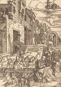 Pobyt Svaté rodiny v Egyptě, c. 1504. od Albrecht Dürer