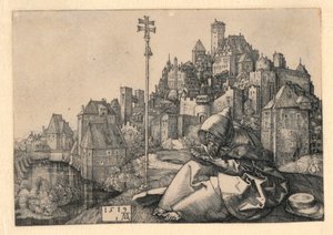 Čtení svatého Antonína od Albrecht Dürer