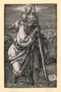 Svatý Kryštof od Albrecht Dürer