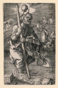Svatý Kryštof od Albrecht Dürer
