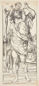 Svatý Kryštof od Albrecht Dürer