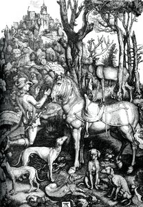 St Eustace, c1501, 1870. od Albrecht Dürer