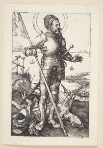 St. Georg on foot   1284165   cs       czech Successfully Translated  Original: Zicht op de waterval van Pissevache Cascade de Pissevache (title on object) Gezichten in Zwitserland en Savoye (series title) La Suisse et la Savoie (series title on object) Tr od Albrecht Dürer