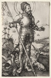 St. George pěšky, c. 1504-1505. od Albrecht Dürer