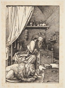 Svatý Jeroným ve své cele od Albrecht Dürer