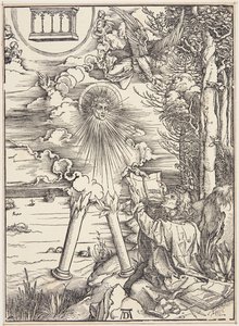 Svatý Jan požírající knihu od Albrecht Dürer