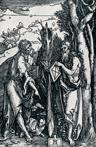 Svatý Jan Křtitel a svatý Onuphrius, 1504 1906 od Albrecht Dürer