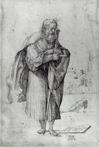 St. Paul, 1523 (pero a inkoust na papíře) od Albrecht Dürer