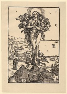 Studijní list s pěti postavami od Albrecht Dürer