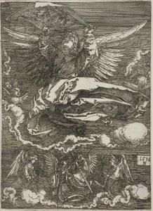 Sudarium rozprostřeno andělem od Albrecht Dürer