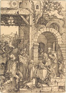 Klanění tří králů od Albrecht Dürer