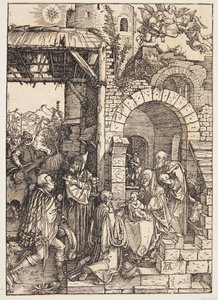 Klanění tří králů od Albrecht Dürer