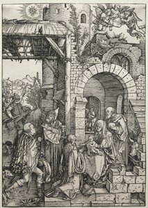 Klanění tří králů od Albrecht Dürer