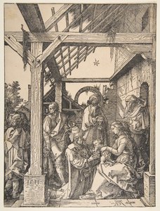 Klanění tří králů, 1511. od Albrecht Dürer