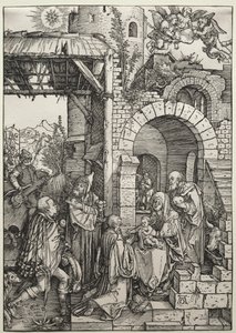 Klanění tří králů, c. 1501-1503. od Albrecht Dürer