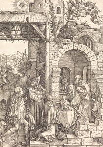 Uctívání Magi, c. 15011503. od Albrecht Dürer