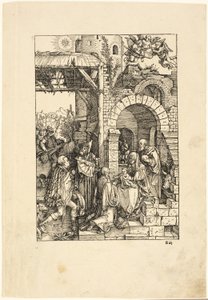 Klanění tří králů ze života Panny Marie od Albrecht Dürer