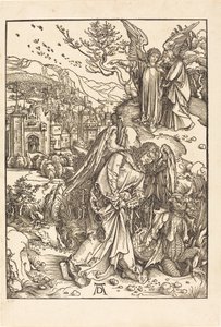 Anděl s klíčem k bezedné jámě od Albrecht Dürer