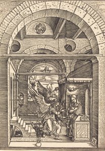 Zvěstování, c. 15021504. od Albrecht Dürer