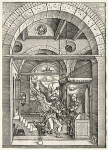 Zvěstování, c. 1503-1505. od Albrecht Dürer