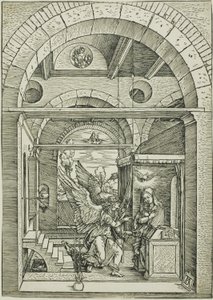 Zvěstování, ze Života Panny od Albrecht Dürer