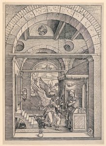 Zvěstování ze série Život Panny od Albrecht Dürer