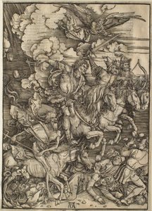 Apokalypsa: Čtyři jezdci od Albrecht Dürer