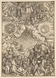 Apokalypsa: Otevření páté a šesté pečeti od Albrecht Dürer